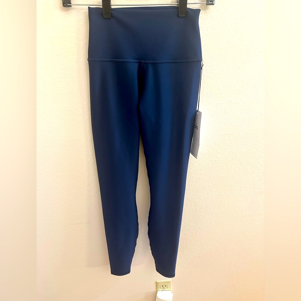 ALO Yoga Navy 7/8 High-Waist Airlift Leggings XS navy blue